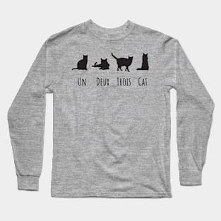 Un Deux Trois Cat Long Sleeve T-Shirt